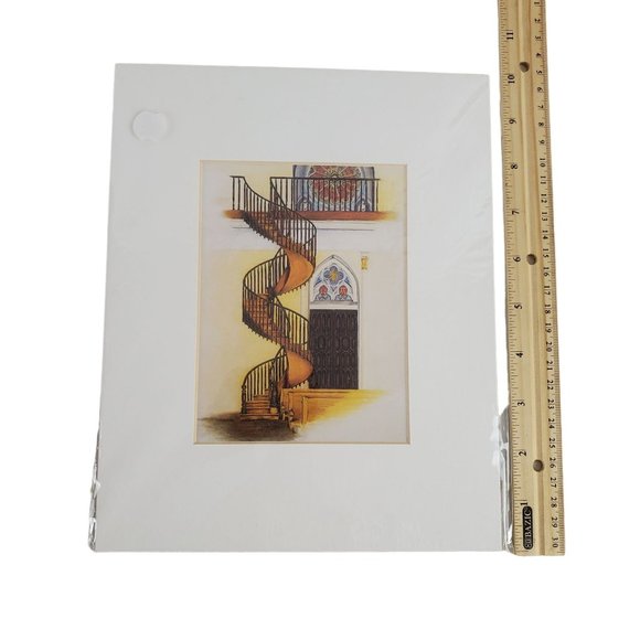 The Miraculous Staircase Print by Artist MMK Brokaw 10" x 8" - Picture 4 of 7